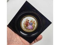 VINTAGE FRENCH PORCELAIN PICTURE PORCELAIN STRONG