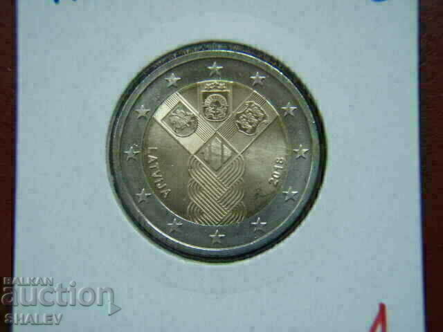 Licitație 2 euro 2018 Letonia "Baltic" (1) /Letonia/ - Unc (2 euro)