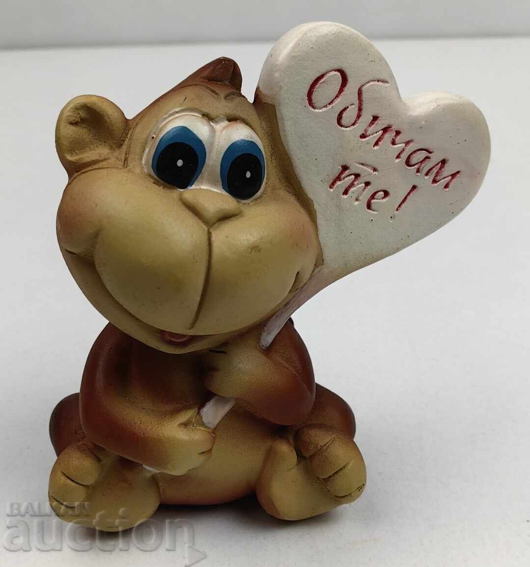 MONKEY TE IUBESC SUVENIR DECORAȚIE FIGURINĂ SĂNĂTOASĂ