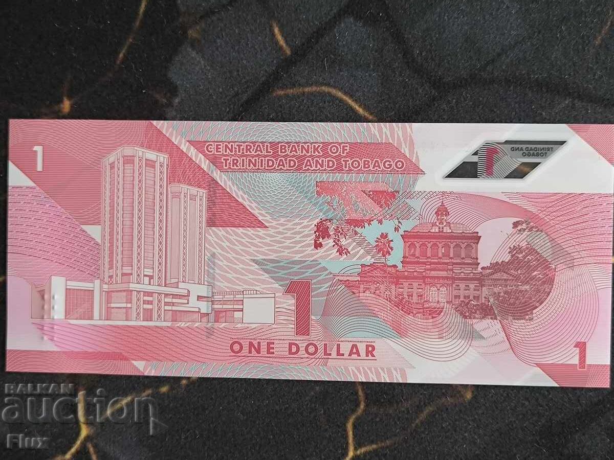 Bancnotă - Trinidad și Tobago - 1 dolar UNC | 2020 cu preț € 2.55 | 4.99 BGN Bancnotă - Trinidad și Tobago - 1 dolar UNC | 2020 cu preț € 2.55 | 4.99 BGN