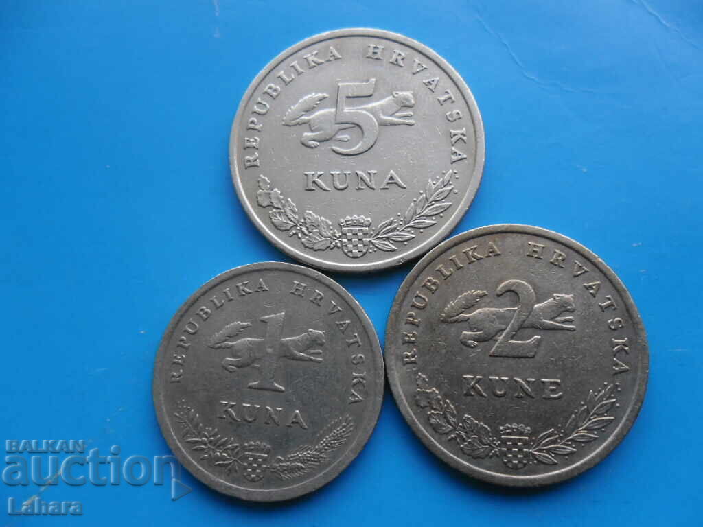1, 2, 5 Kuna 1993 Croația