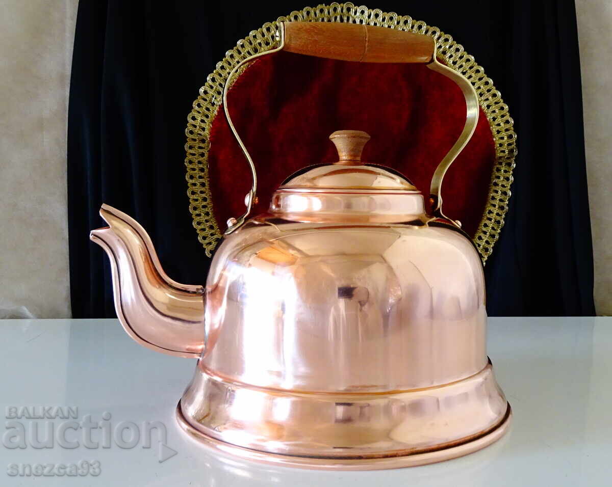 Χάλκινος βραστήρας, καθαρός κόκκινος χαλκός 2,5 λ με τιμή € 61.00 | 119.31 BGN