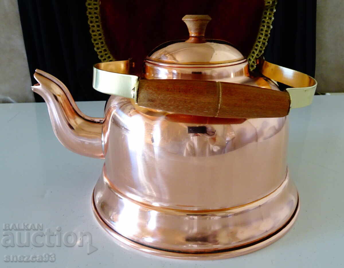 Χάλκινος βραστήρας, καθαρός κόκκινος χαλκός 2,5 λ - 5