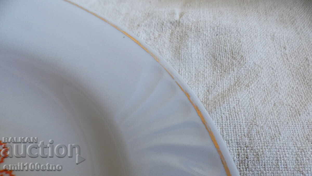 Delivery of Plates 2 pcs. with children's motifs Clown Circus porcelain Riga USSR