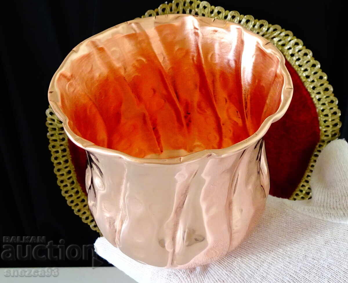 Licitație Cană de cupru, halbă de cupru, cupru roșu pur 600 ml