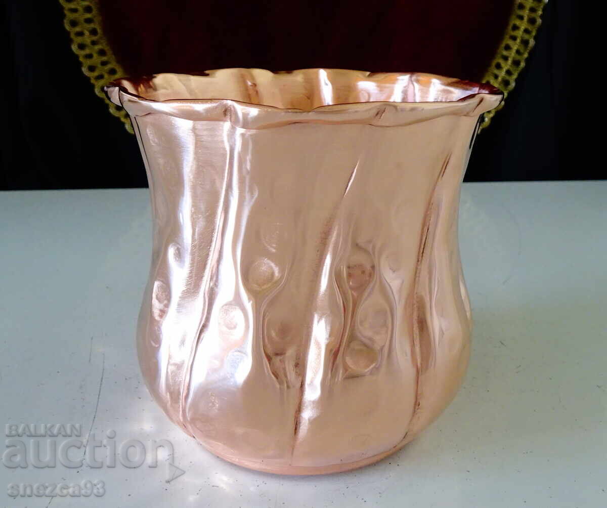 Livrarea Cană de cupru, halbă de cupru, cupru roșu pur 600 ml