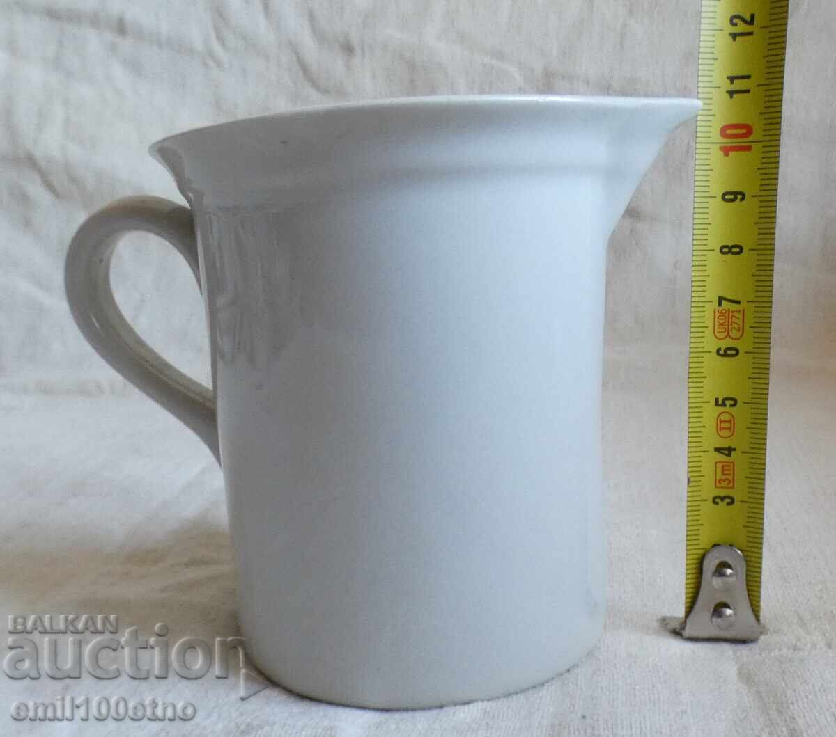 Мерителна чаша мензура порцелан СССР - 7 Мерителна чаша мензура порцелан СССР - 7