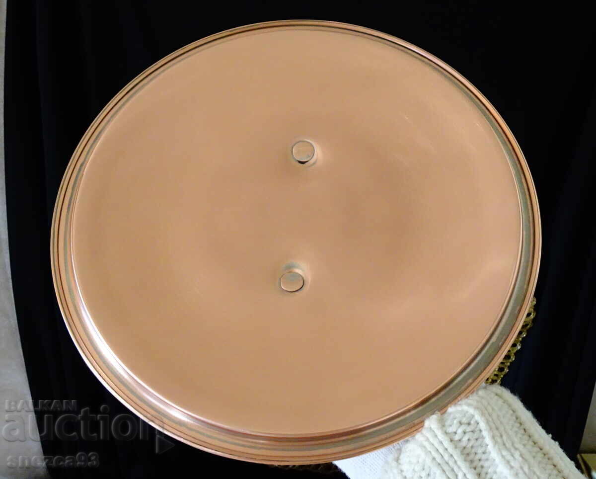 Livrarea Oală de cupru 4,5 l, cupru roșu pur, ștampilă