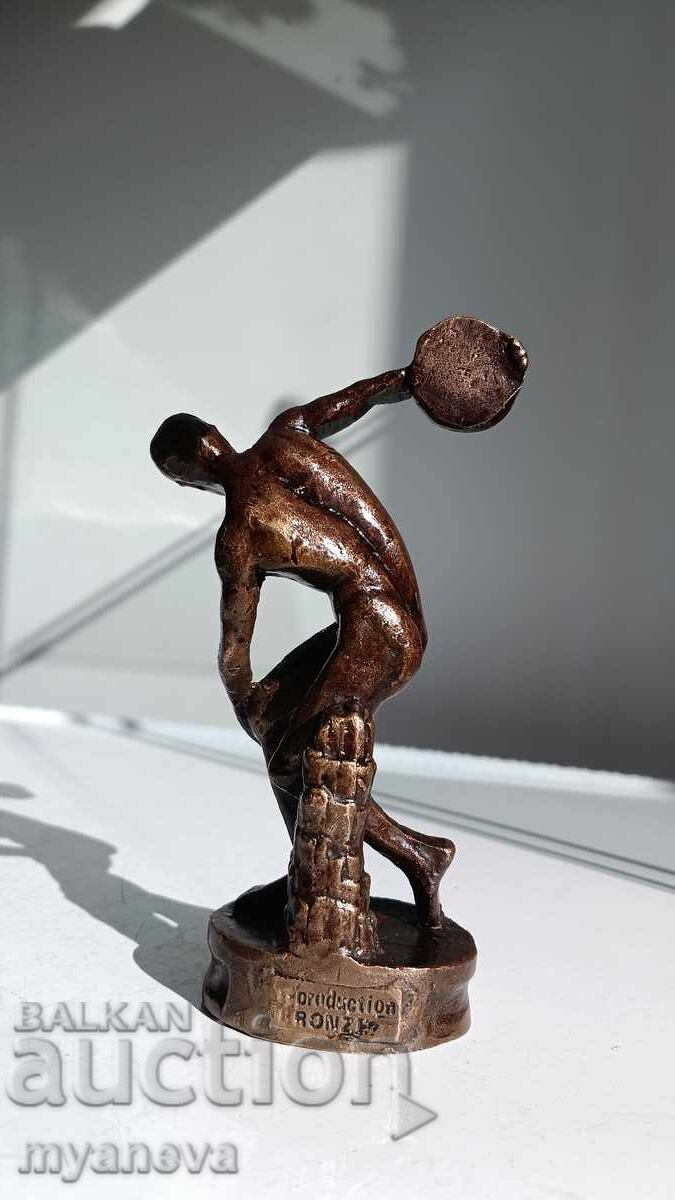 Licitație Aruncător de disc sau „Discobolul”, statuetă de bronz