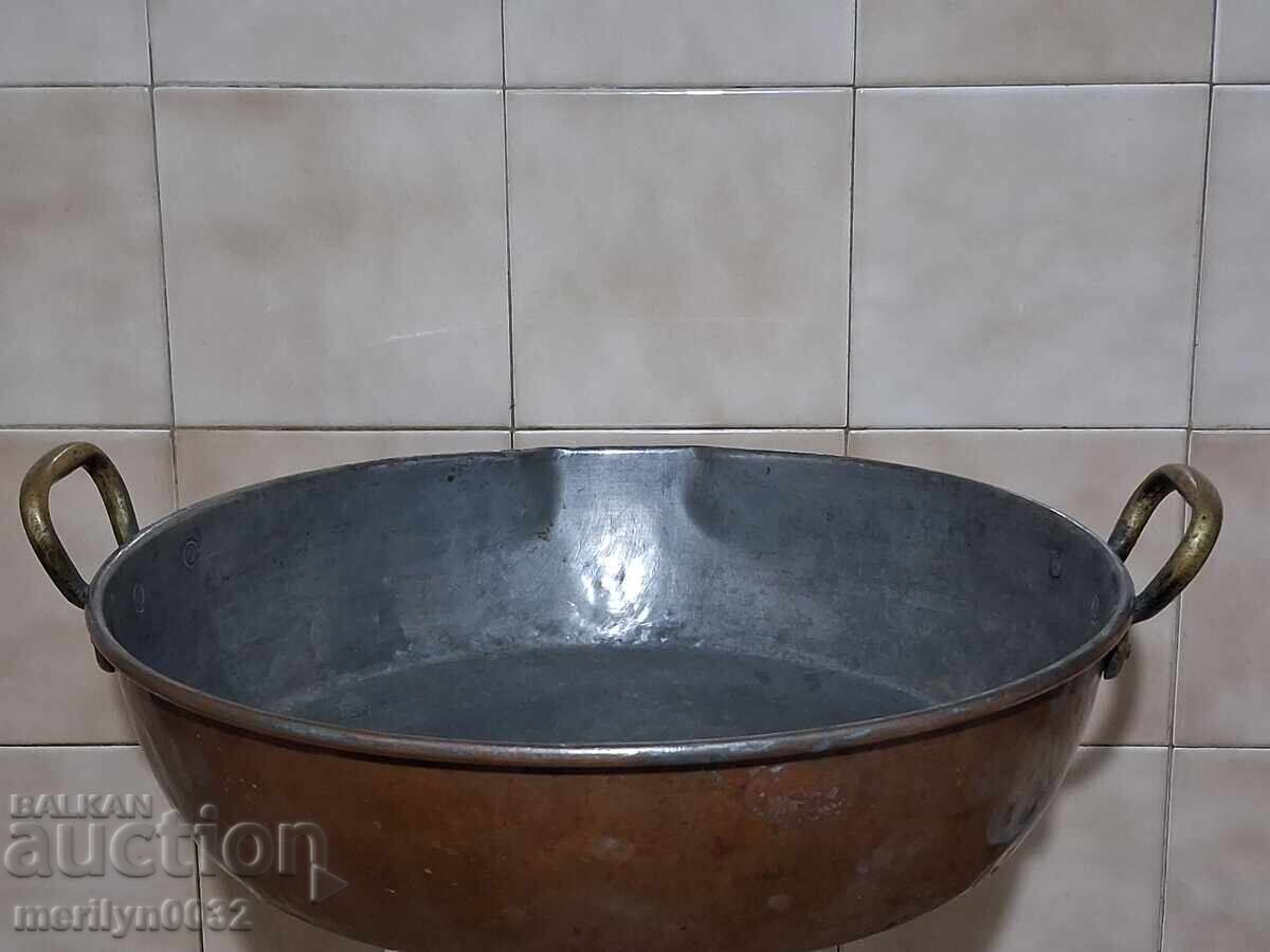 Tavă de cupru veche, farfurie, cupru, tavă, caserolă cu preț € 68.94 | 134.83 BGN