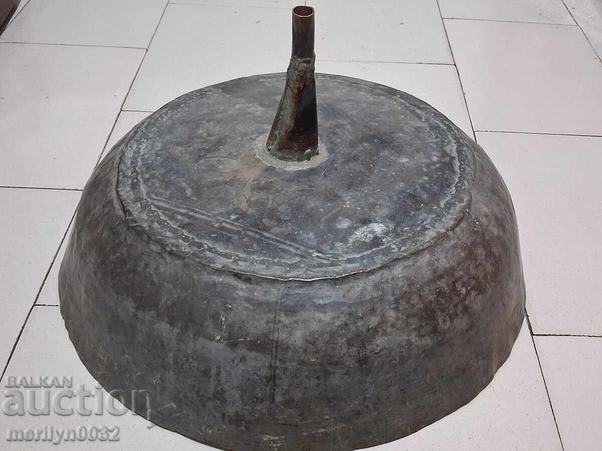 Pâlnie de vin din cupru pentru transfer vin, vas de miere, cupru