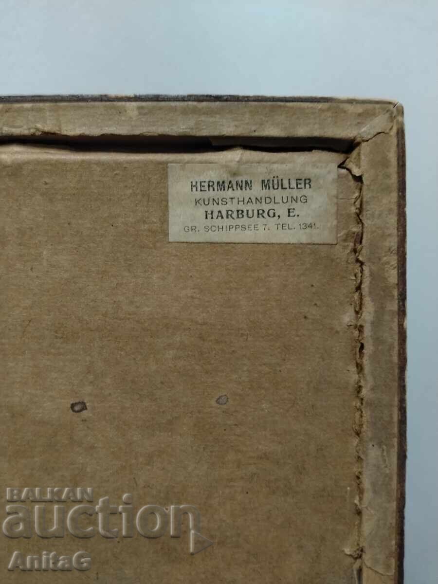 Original gravură (1919) – Paul Geissler: „Holstentor, Lübeck“ - 5