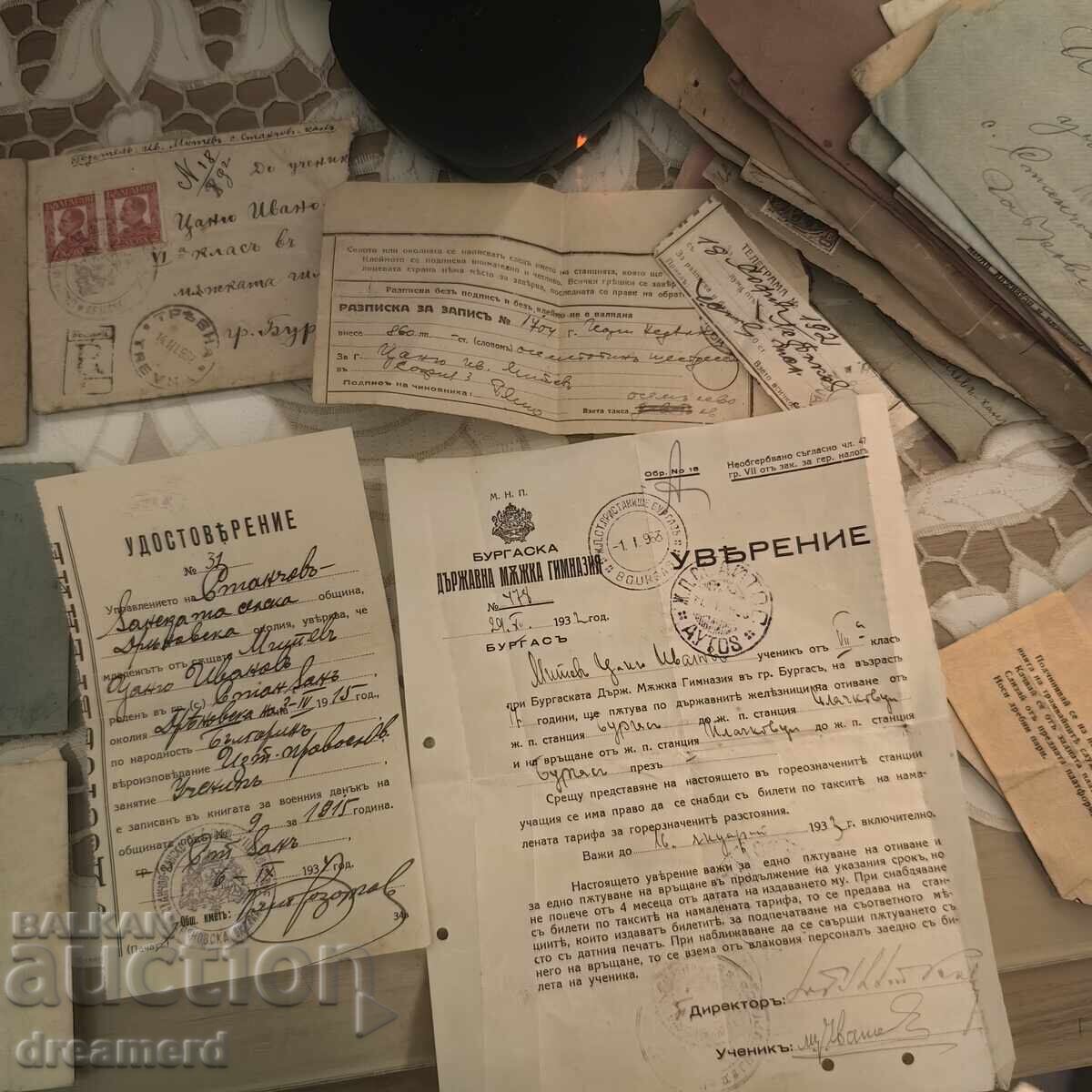 Vechi Cărți Poștale, plicuri și documente - 6