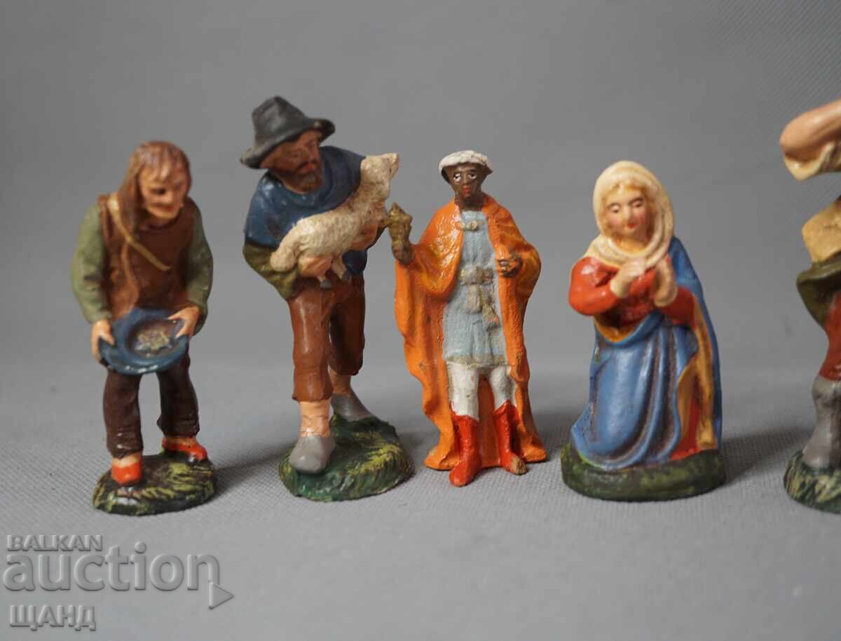 Λοτ 6 Χριστουγεννιάτικες φιγούρες Γεννήσεως με τιμή € 3.56 | 6.96 BGN