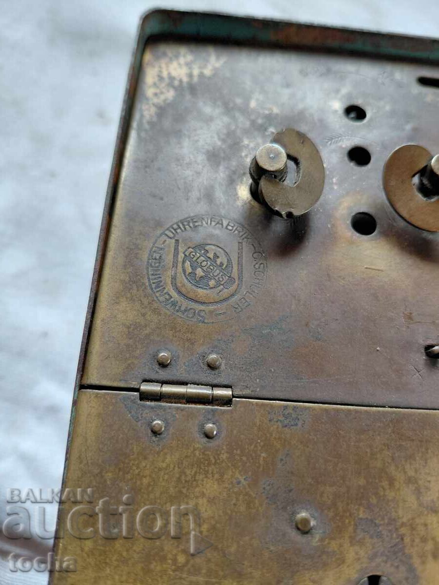 Ceas de masă vechi, Globus german - 6