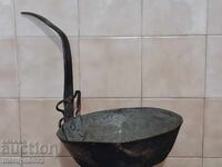 Tavă veche de cupru, cupru, tavă, vas de cupru