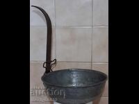 Tavă veche de cupru, cupru, tavă, vas de cupru