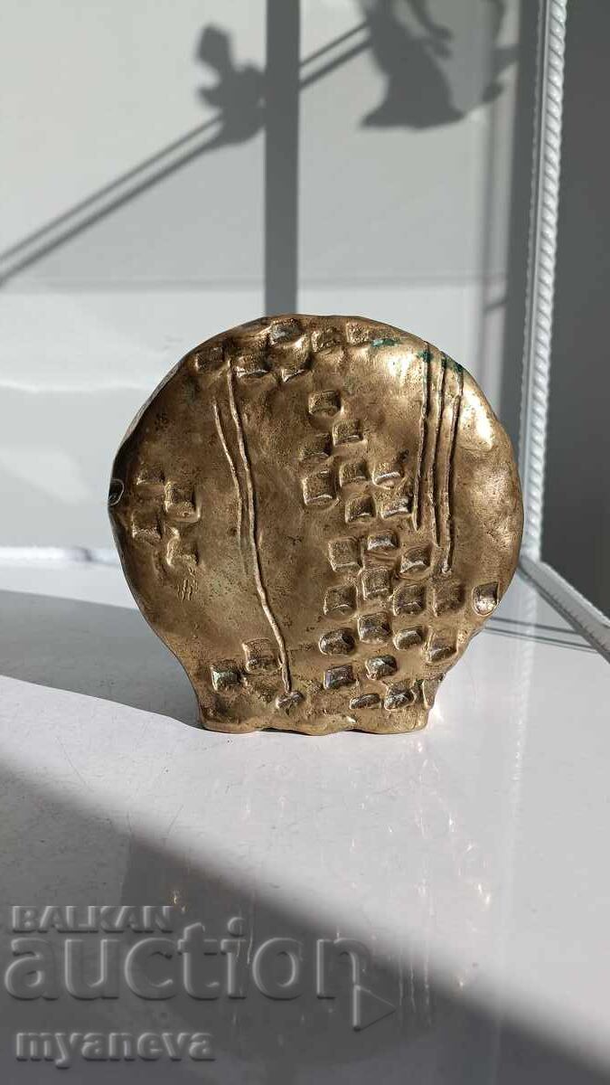 Χάλκινο, μασίφ γλυπτό βάζο, Formano - 7