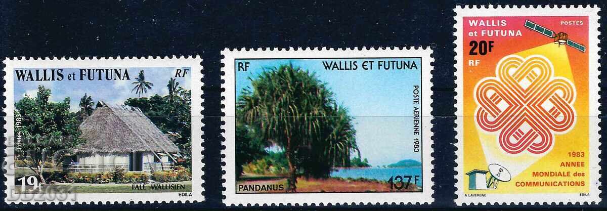 Wallis și Futuna 1983 - lot de timbre individuale MNH Wallis și Futuna 1983 - lot de timbre individuale MNH