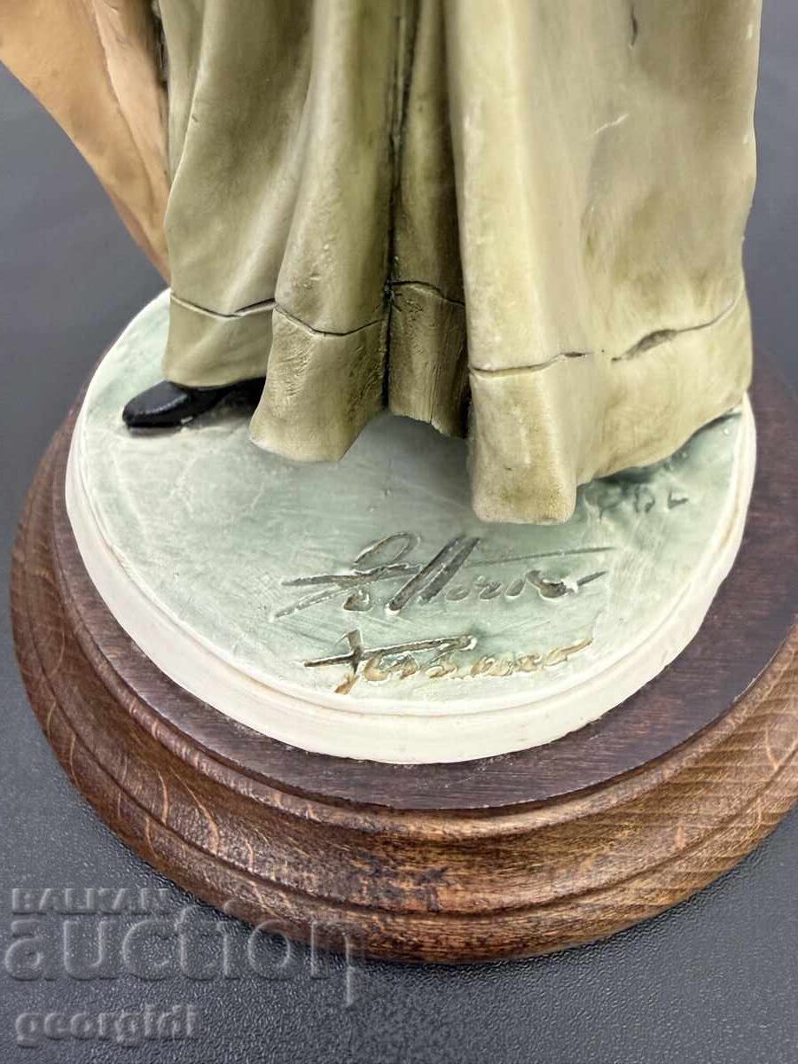 Figurină italiană din polirășină „Doamnă în verde”. Nr. 7948 - 5