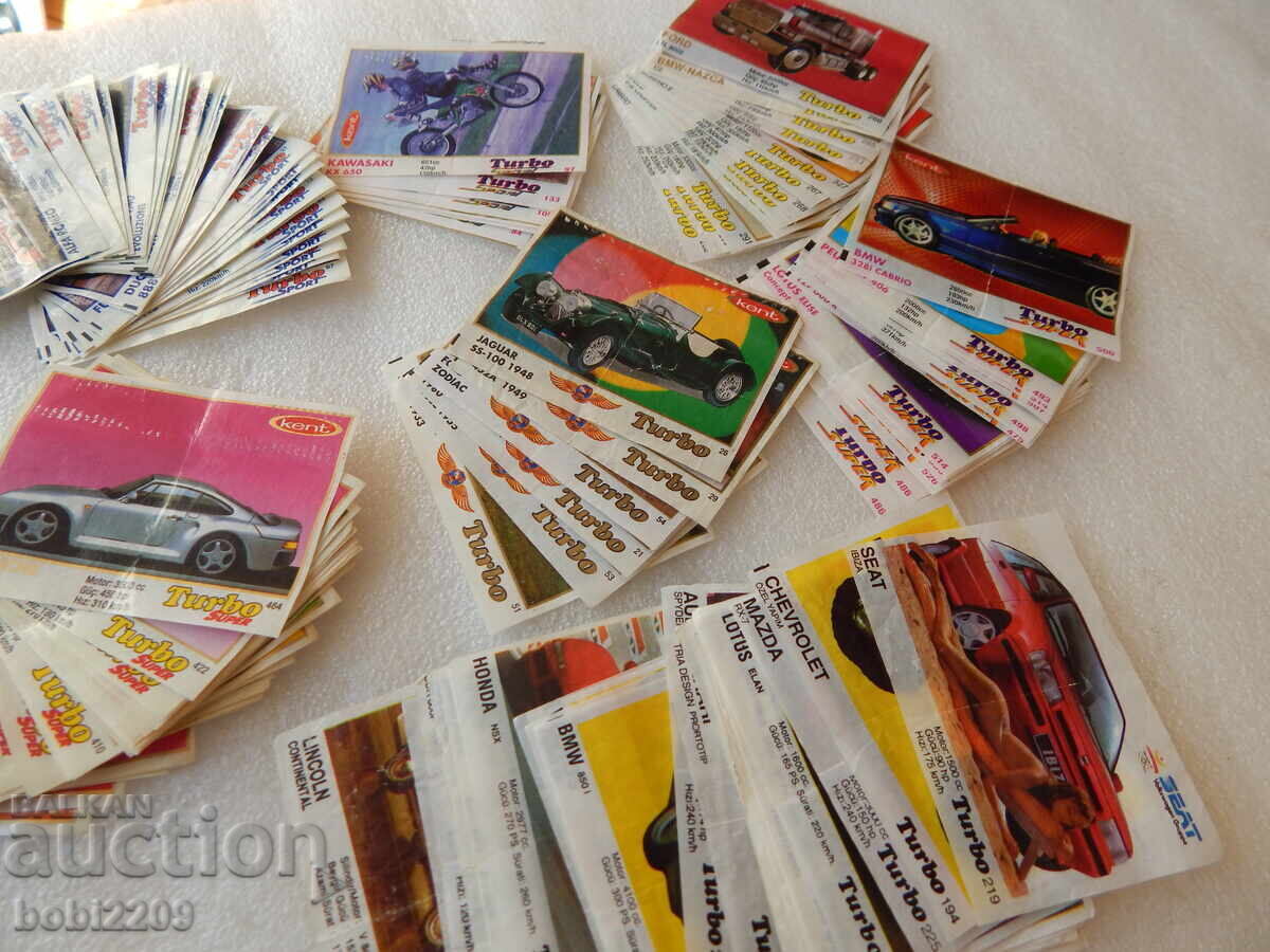 Συλλογή Λοτ από 133 εικόνες τσίχλας Turbo Sport Super - 5