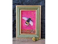 Albina, tablou pastel, original