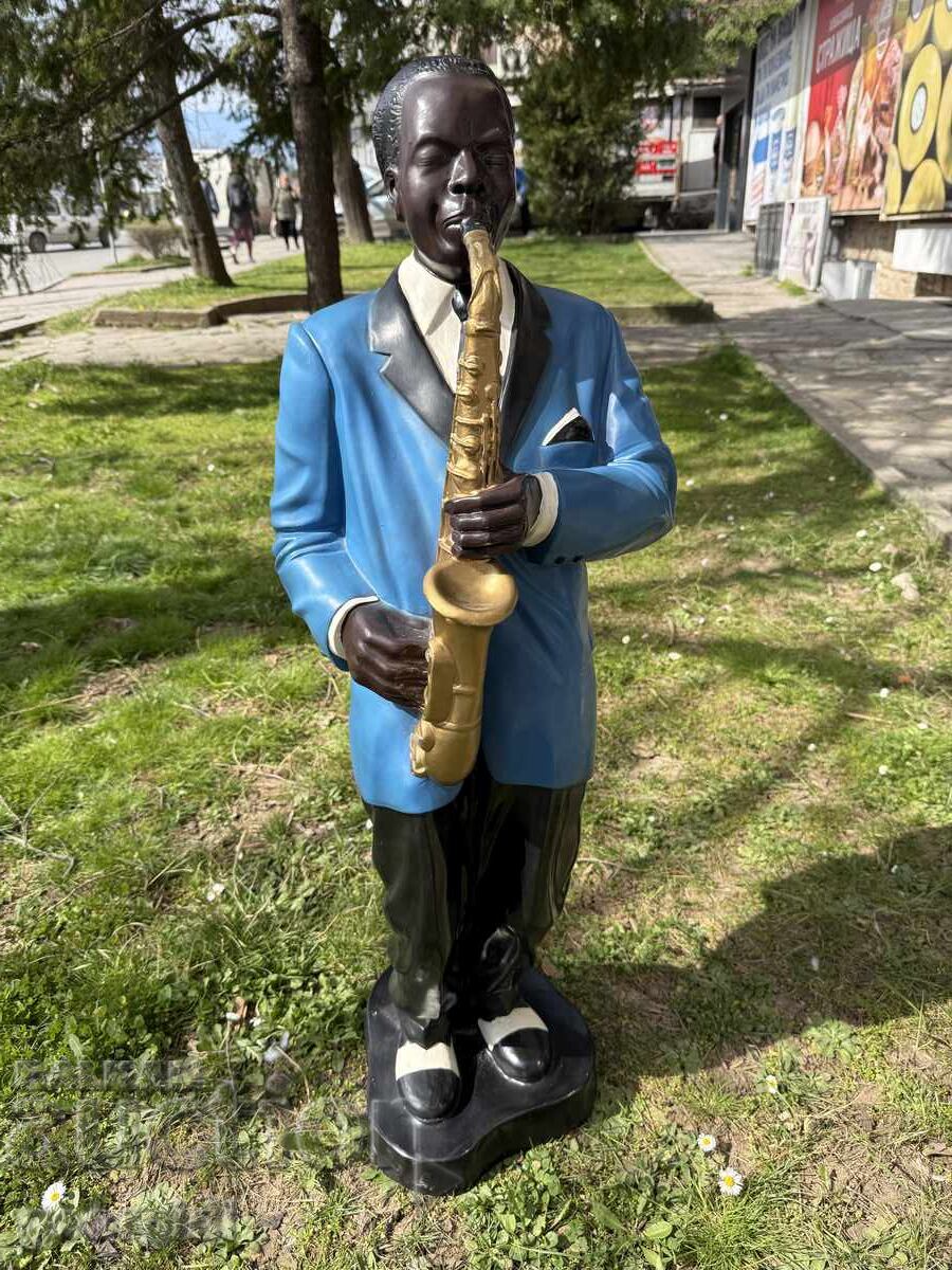 Figurină decorativă de muzician de jazz. Nr. 7953