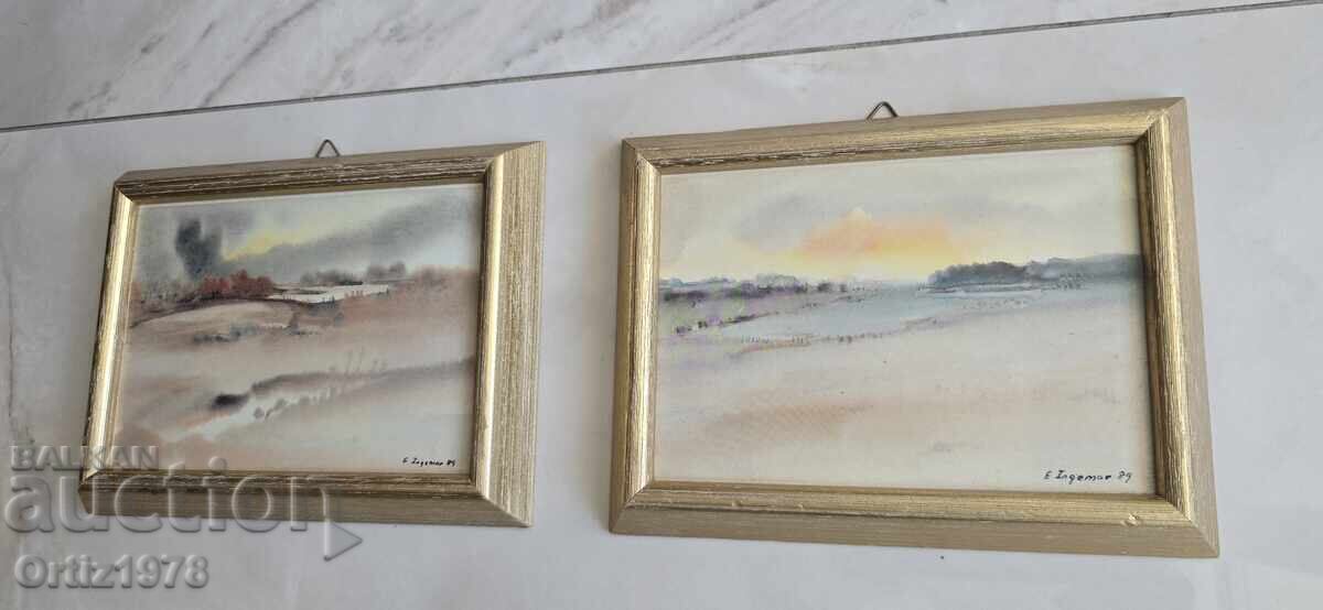 Vintage tablouri Norvegia – felicitări în rame de lemn cu preț € 26.50 | 51.83 BGN