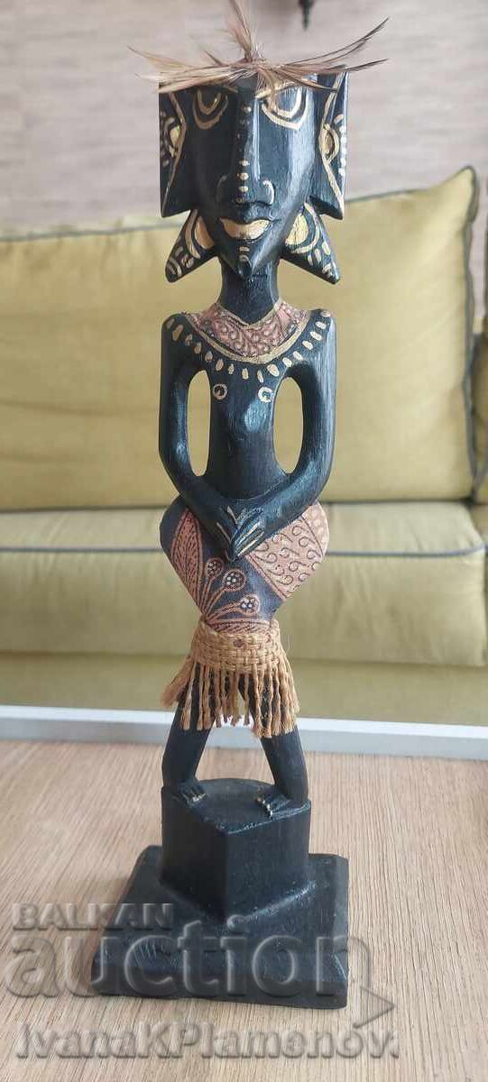 Sculptură în lemn pentru cunoscători, înălțime 35cm - 6