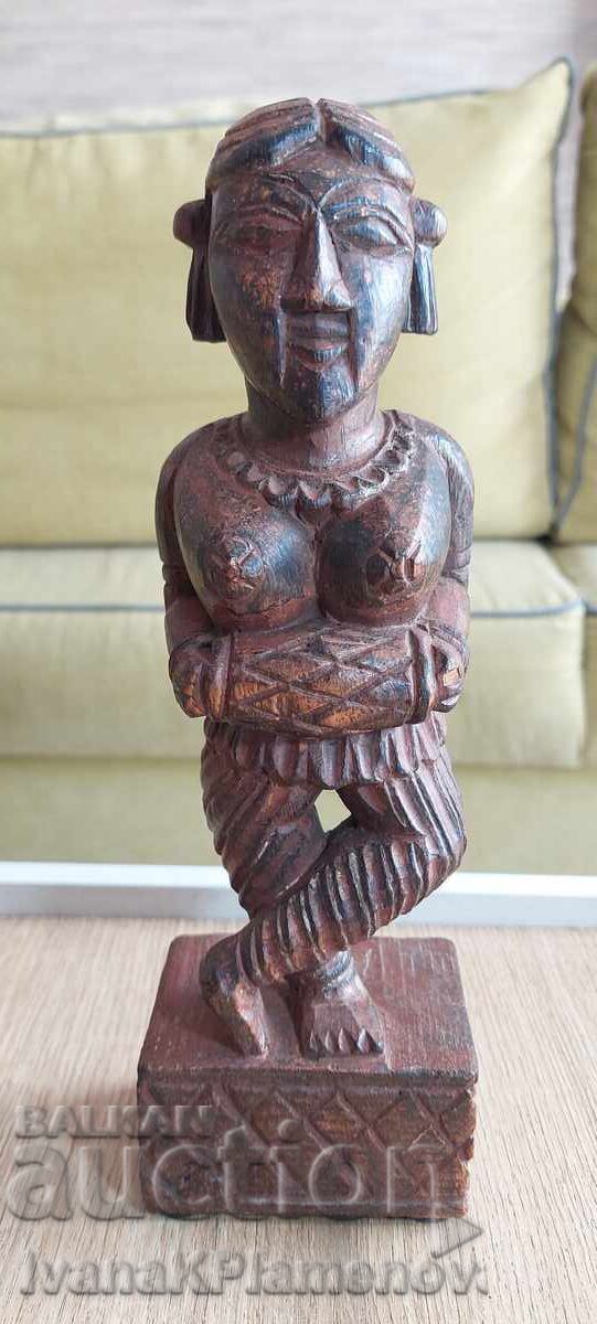 Wood carving for connoisseurs, height 27cm Wood carving for connoisseurs, height 27cm