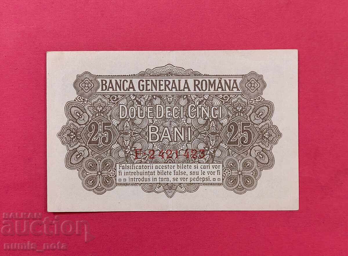 25 bani 1917 an România XF