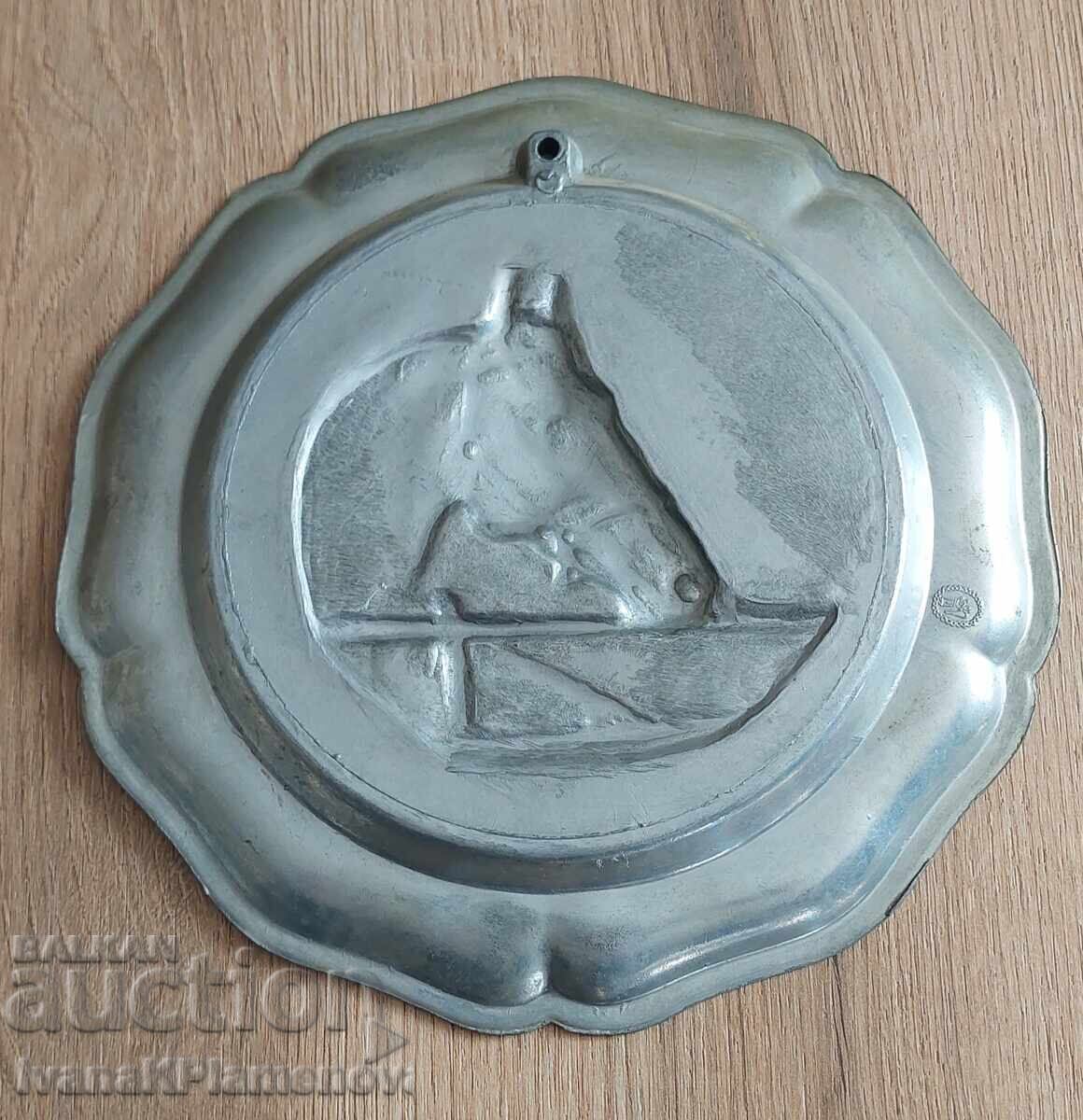 Tavă retro din tablă, marcata, pentru cunoscători - 5