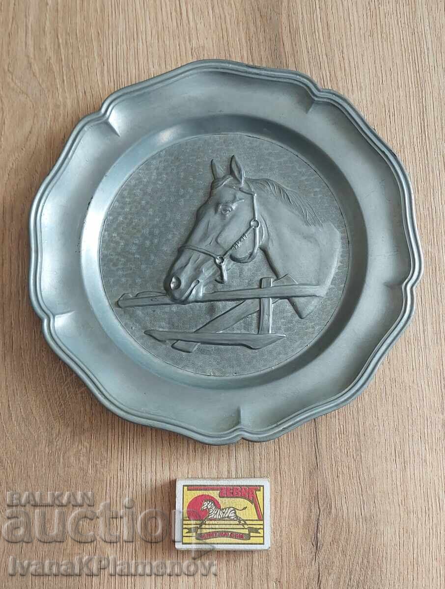 Tavă retro din tablă, marcata, pentru cunoscători - 7