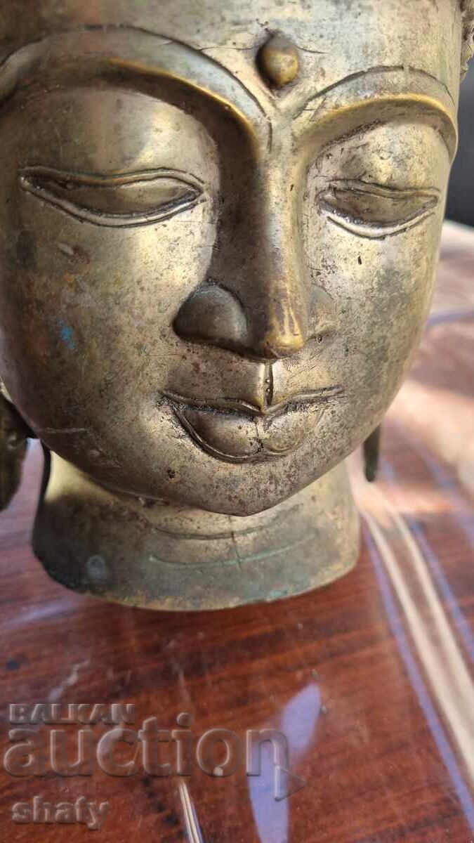 Licitație Sculptură din bronz. Figurină metalică. Buddha