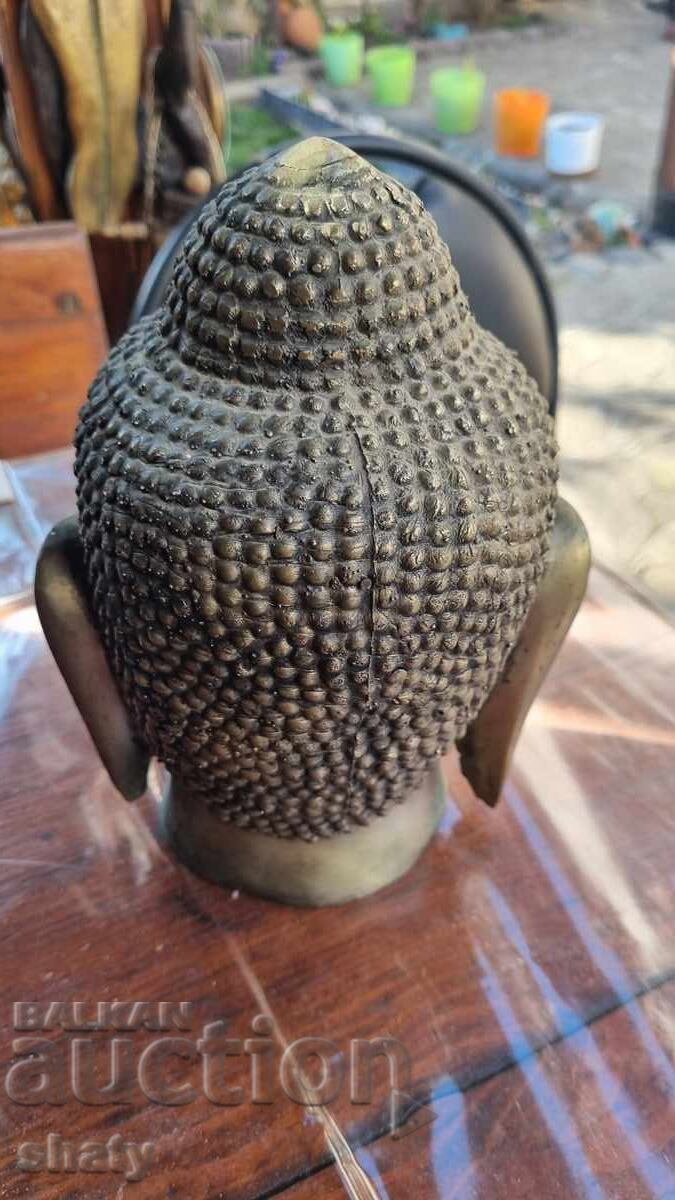 Sculptură din bronz. Figurină metalică. Buddha - 5