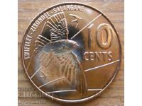10 cenți 2016 - Seychelles