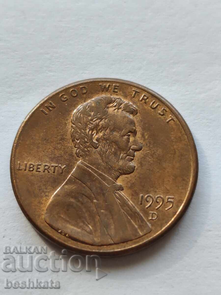 SUA - 1 cent (1995) D