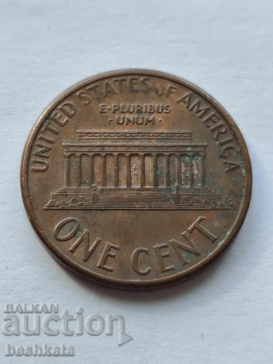 SUA - 1 cent (1993) D cu preț € 0.11 | 0.22 BGN
