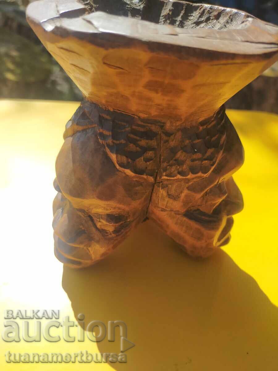 Cenușar decorativ din lemn - 5