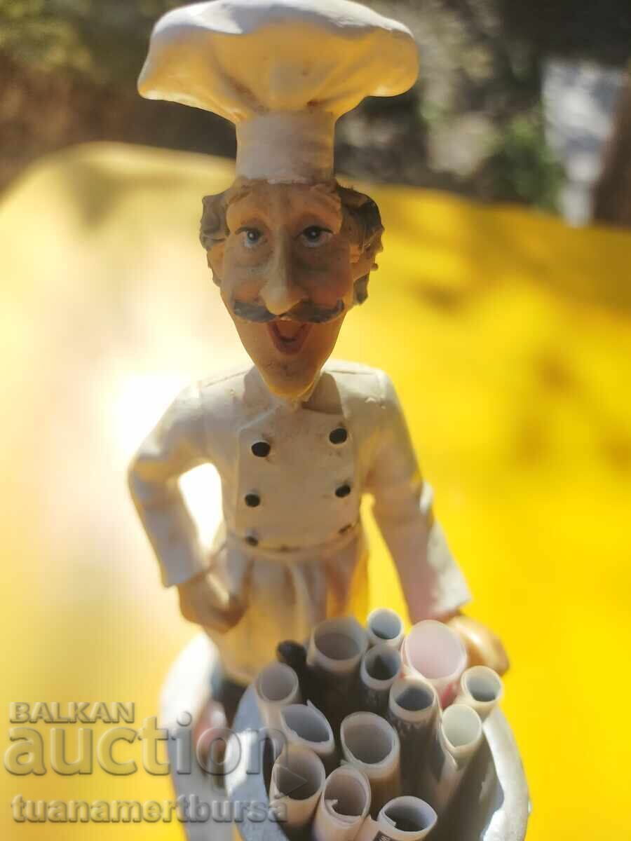 Decorative figure - chef with price € 10.00 | 19.56 BGN Decorative figure - chef with price € 10.00 | 19.56 BGN