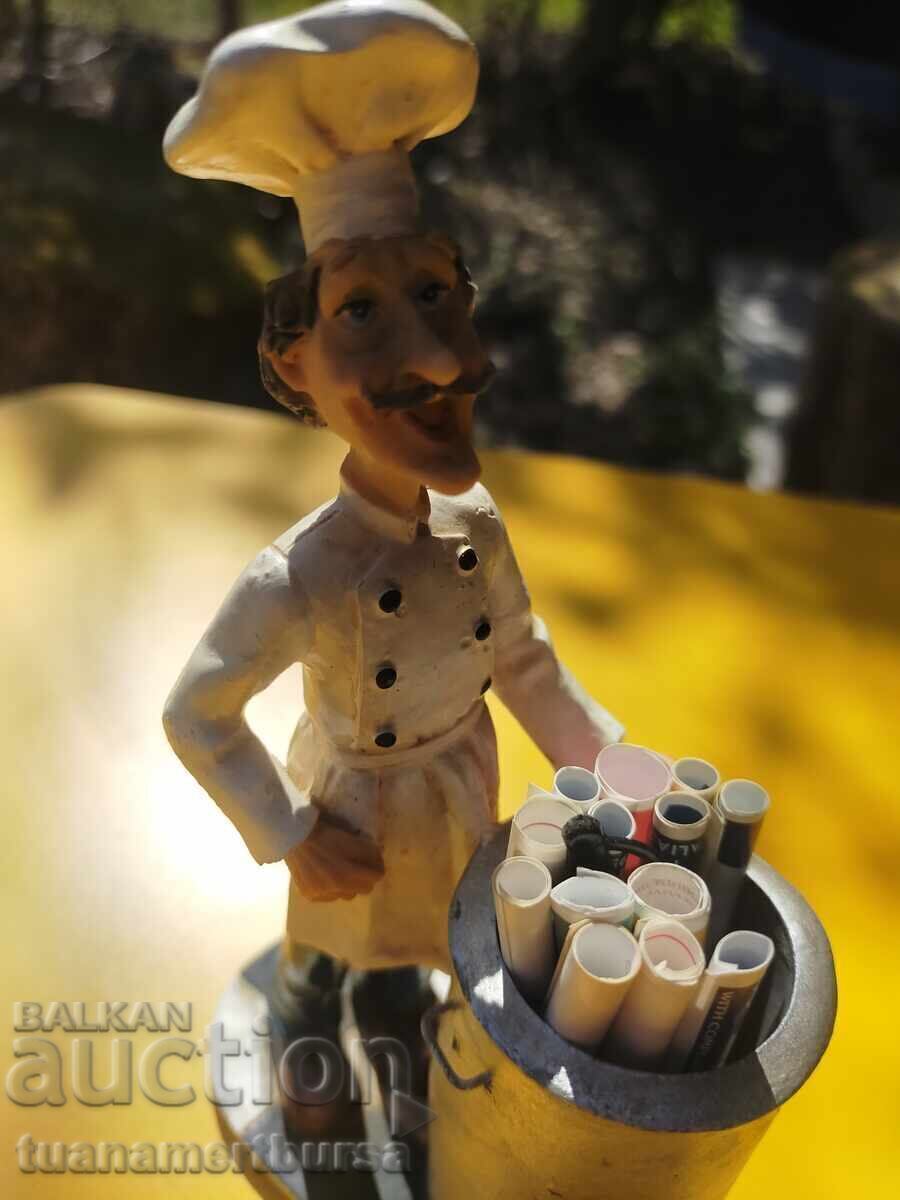 Auction Decorative figure - chef Auction Decorative figure - chef