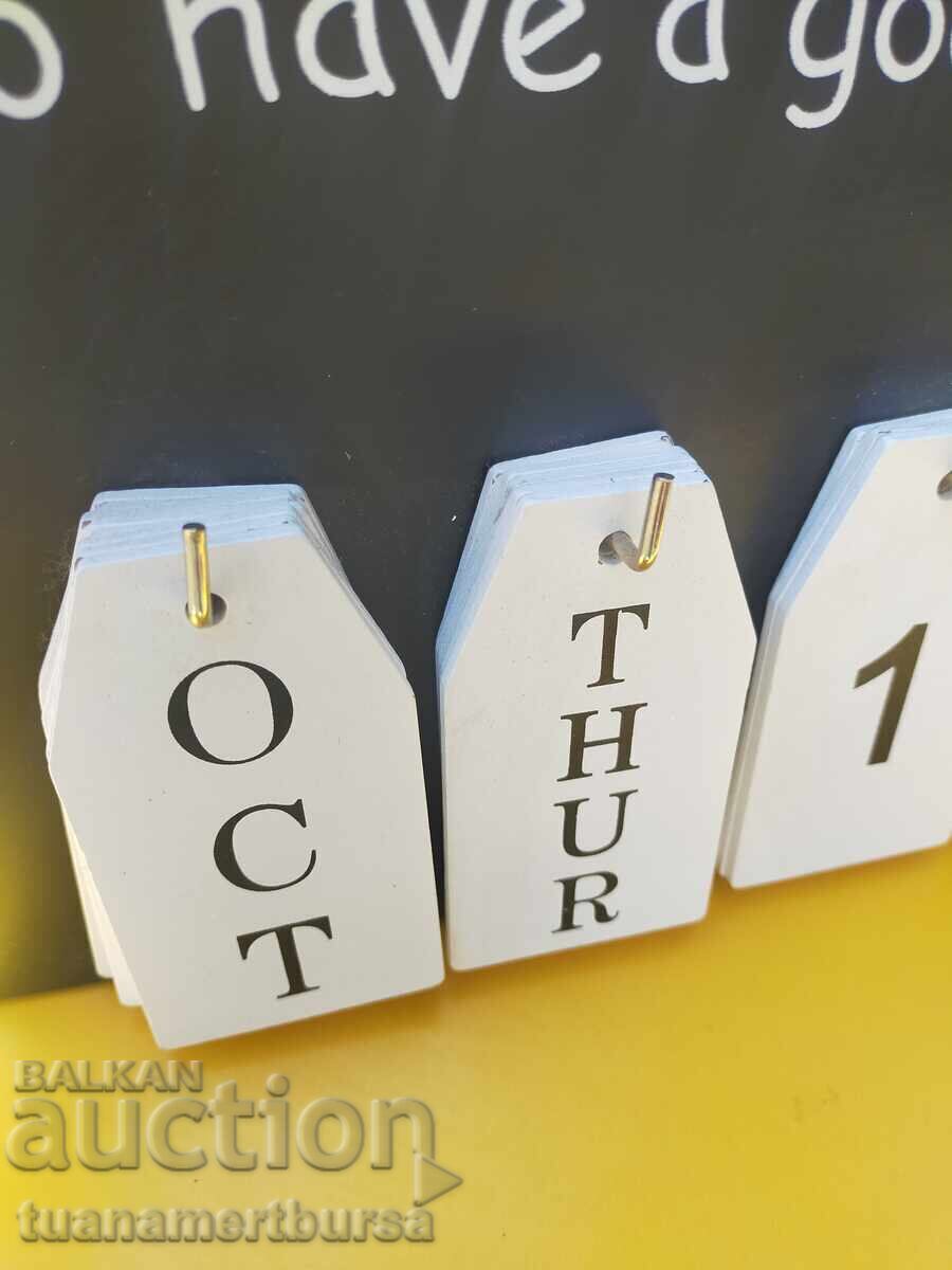 Wooden decorative calendar with price € 12.00 | 23.47 BGN