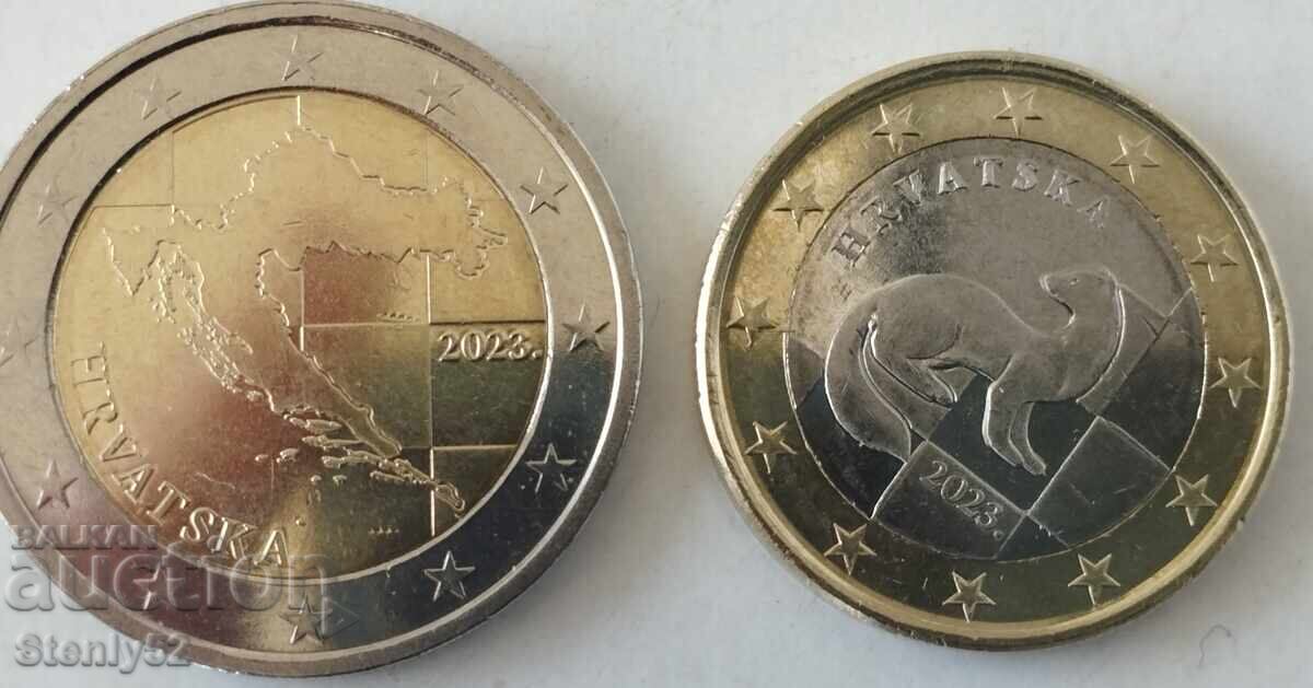 2 και 1 ευρώ Κροατία-2023