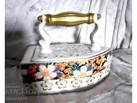Vintage porcelain iron