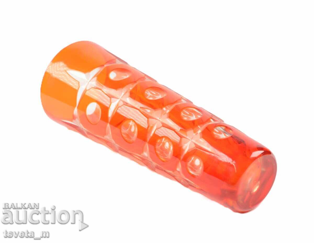 Vază de cristal, cristal tăiat dublu strat - 5