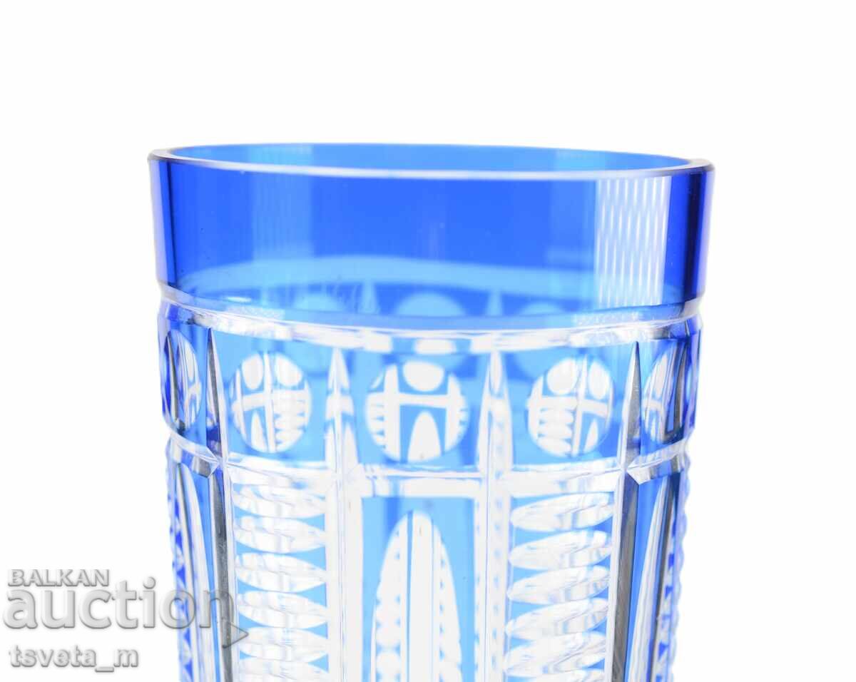 Livrarea Vază de cristal, cristal tăiat dublu strat