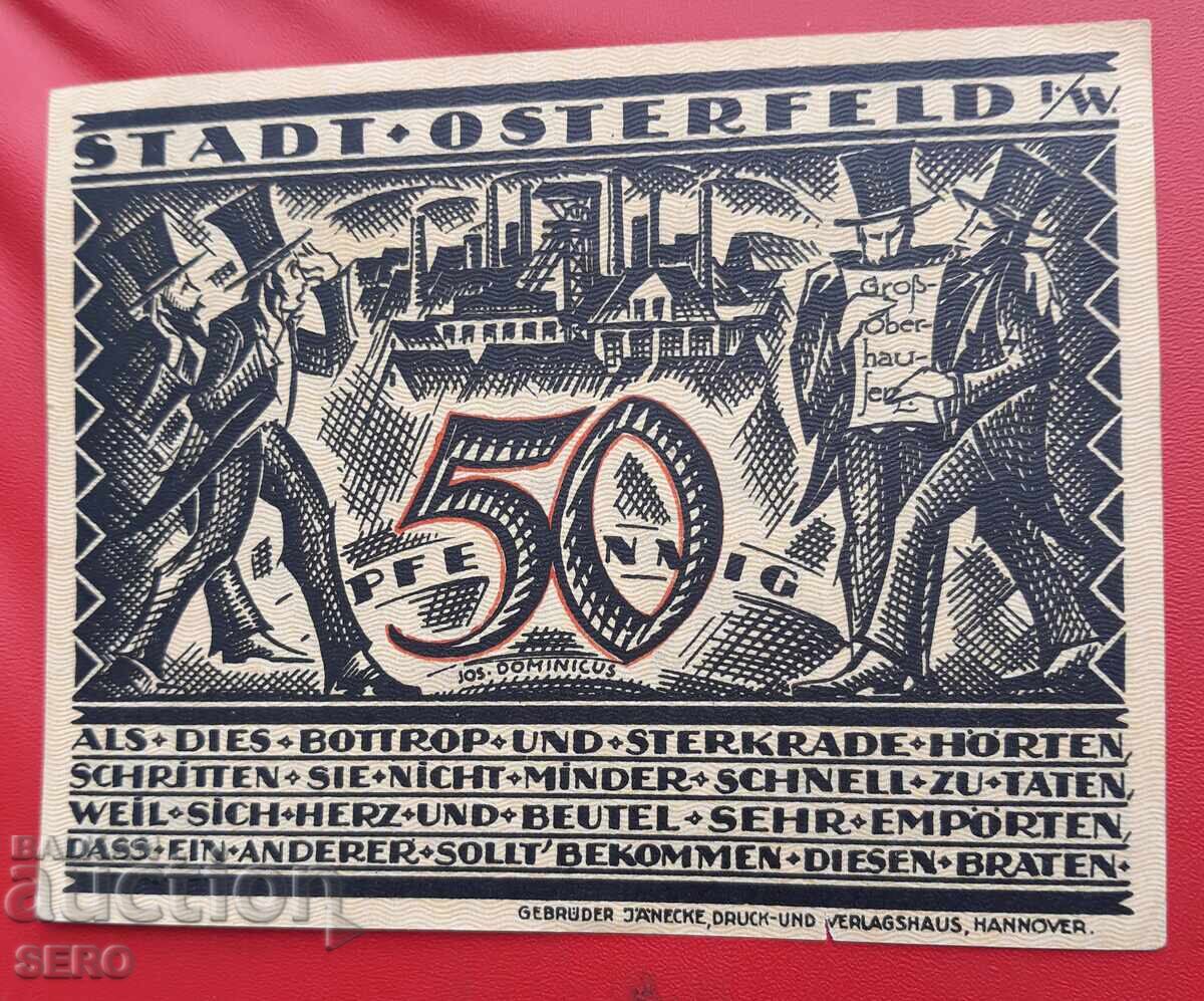 Τραπεζογραμμάτιο-Γερμανία-Σαξονία-Όστερφελντ-50 πφένιγκ 1921 με τιμή € 1.00 | 1.96 BGN Τραπεζογραμμάτιο-Γερμανία-Σαξονία-Όστερφελντ-50 πφένιγκ 1921 με τιμή € 1.00 | 1.96 BGN