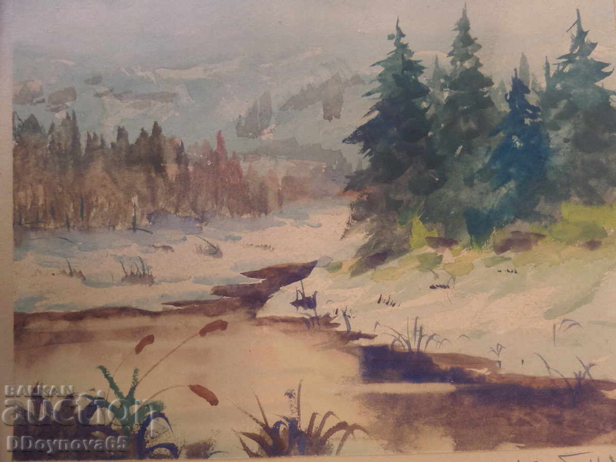 Hristo Petrov - Vlah, acuarelă, hârtie - 6 Hristo Petrov - Vlah, acuarelă, hârtie - 6