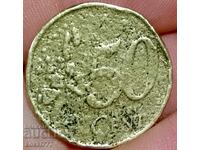 50 euro cents with MANY MISTAKES, UNIQUE!