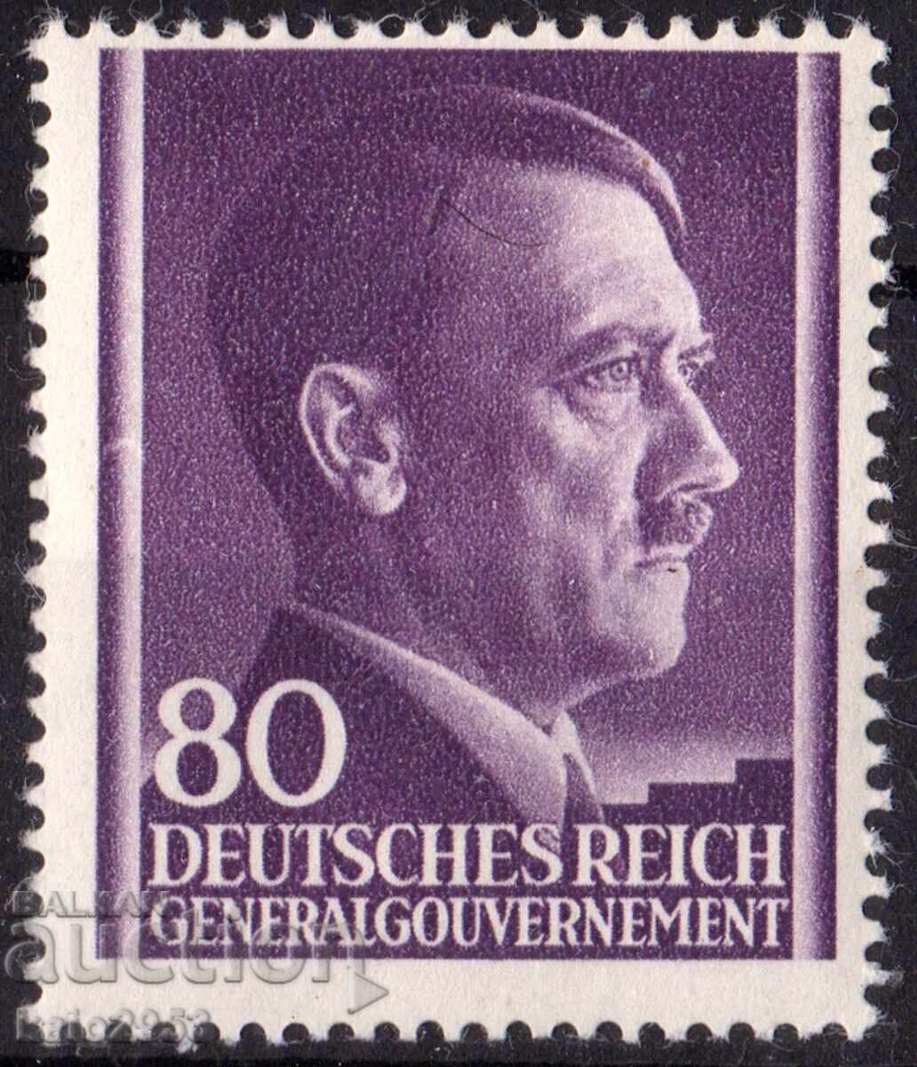 Germania-1942-Ocupația Poloniei-GG-Regulat-A.H., MNH